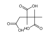 (-)-2,3-dimethylbutane-1,2,3-tricarboxylic acid结构式