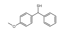 (4-methoxyphenyl)phenylmethanethiol Structure