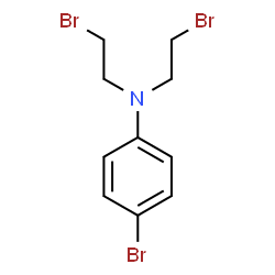 4-Bromo-N,N-bis(2-bromoethyl)aniline Structure