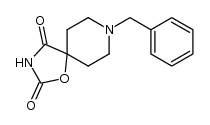 8-benzyl-1-oxa-3,8-diaza-spiro[4.5]decane-2,4-dione Structure