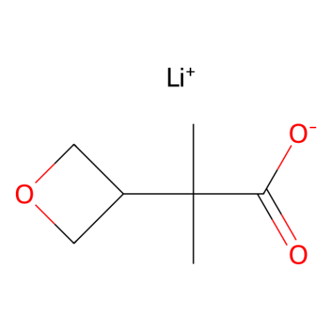 2-methyl-2-(oxetan-3-yl)propanoic acid;lithium salt结构式