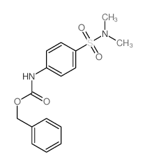 Carbamic acid,[4-[(dimethylamino)sulfonyl]phenyl]-, phenylmethyl ester (9CI) Structure