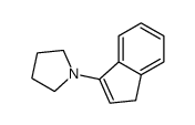 1-(3H-inden-1-yl)pyrrolidine Structure