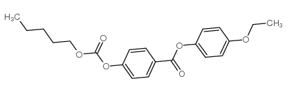 4-(4-乙氧苯氧羰基)苯基碳酸戊酯结构式