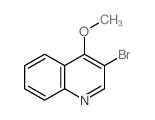 3-bromo-4-methoxy-quinoline结构式