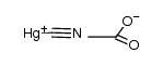 cyano(acetato)mercury(II)结构式