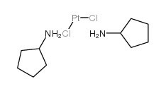 cis-BIS(CYCLOPENTYLAMMINE)PLATINUM(II) structure