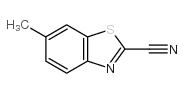 2-Benzothiazolecarbonitrile,6-methyl-(9CI) Structure