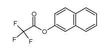 ACETIC ACID, 2,2,2-TRIFLUORO-, 2-NAPHTHALENYL ESTER结构式