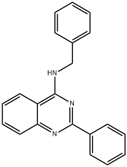 n-benzyl-2-phenyl-4-quinazolinamine Structure