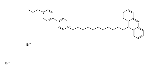 9-[11-[4-(1-butylpyridin-1-ium-4-yl)pyridin-1-ium-1-yl]undecyl]acridine,dibromide结构式