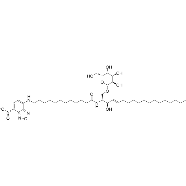 N-[12-[((7-硝基-2-1,3-苯并恶二唑-4-基)氨基]十二烷酰基] -D-半乳糖基-ß1-1'-鞘氨醇图片