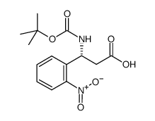 boc-(r)-3-amino-3-(2-nitro-phenyl)-propionic acid picture