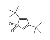 2,4-ditert-butylthiophene 1,1-dioxide Structure