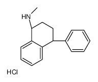 (1S,4S)-N-Methyl-4-phenyl-1,2,3,4-tetrahydro-1-naphthalenamine hy drochloride (1:1)图片