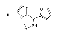 bis(furan-2-yl)methyl-tert-butylphosphanium,iodide结构式