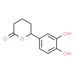 2H-Pyran-2-one,6-(3,4-dihydroxyphenyl)tetrahydro-(9CI)结构式