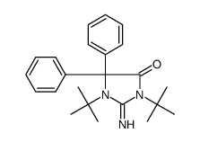 1,3-Bis(1,1-dimethylethyl)-2-imino-5,5-diphenyl-4-imidazolidinone Structure