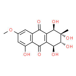 (1R,2S,3R,4S)-1,2,3,4,5-pentahydroxy-7-methoxy-2-methyl-3,4-dihydro-1H-anthracene-9,10-dione picture