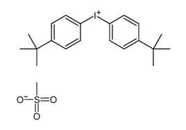 bis(4-tert-butylphenyl)iodanium,methanesulfonate结构式