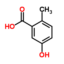 5-羟基-2-甲基苯甲酸结构式
