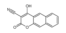 4-hydroxy-2-oxobenzo[g]chromene-3-carbonitrile Structure