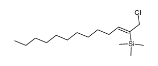 (Z)-1-Chlor-2-trimethylsilyl-2-tridecen Structure