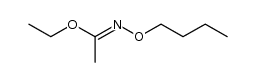 ethyl N-butoxyacetimidate结构式