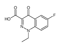 1-ethyl-6-fluoro-4-oxocinnoline-3-carboxylic acid Structure