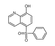 5-(benzenesulfonyl)quinolin-8-ol Structure