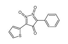 1,2-dioxido-3-phenyl-5-thiophen-2-ylpyrazole-1,2-diium-4-one Structure