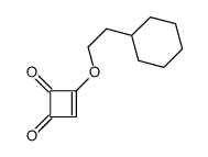 3-(2-cyclohexylethoxy)cyclobut-3-ene-1,2-dione结构式