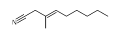 3-methylnon-3-enenitrile结构式