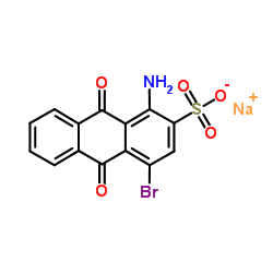 1-氨基-4-溴蒽醌-2-磺酸钠结构式