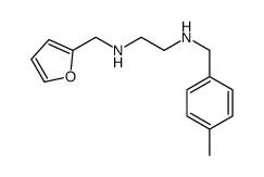 N'-(furan-2-ylmethyl)-N-[(4-methylphenyl)methyl]ethane-1,2-diamine Structure