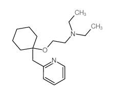 Ethanamine,N,N-diethyl-2-[[1-(2-pyridinylmethyl)cyclohexyl]oxy]-结构式