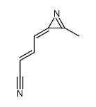 4-(3-methylazirin-2-ylidene)but-2-enenitrile Structure