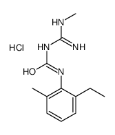 1-(2-ethyl-6-methylphenyl)-3-(N'-methylcarbamimidoyl)urea,hydrochloride结构式