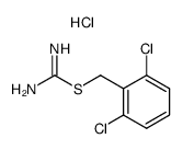 2,6-dichlorobenzyl imidothiocarbamate hydrochloride结构式