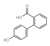 4'-羟基联苯-2-羧酸结构式