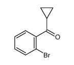 (2-bromophenyl)(cyclopropyl)methanone structure