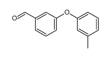 3-(3-methylphenoxy)benzaldehyde结构式