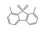 4,6-dimethyl-dibenzothiophene 5,5-dioxide Structure