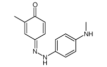 (4E)-2-methyl-4-[[4-(methylamino)phenyl]hydrazinylidene]cyclohexa-2,5-dien-1-one Structure