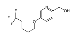 [5-(5,5,5-trifluoropentoxy)pyridin-2-yl]methanol Structure