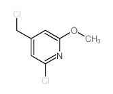 2-Chloro-4-(chloromethyl)-6-methoxypyridine structure