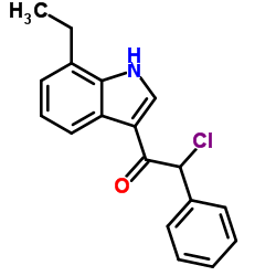 2-Chloro-1-(7-ethyl-1H-indol-3-yl)-2-phenylethanone picture