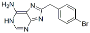 [(4-Bromophenyl)methyl]-1H-purin-6-amine structure