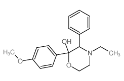 4-ethyl-2-(4-methoxyphenyl)-3-phenyl-morpholin-2-ol picture