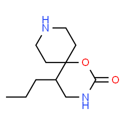 1-Oxa-3,9-diazaspiro[5.5]undecan-2-one,5-propyl-(9CI)结构式